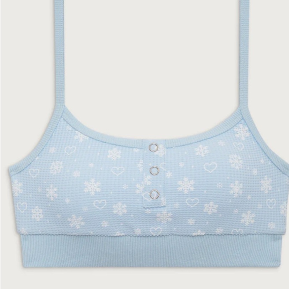 FRANKIES BIKINIS size S Sugar Waffle Bralette Top - Picture 3 of 10